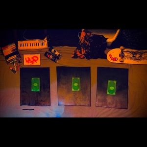 Moneys. 15 a piece/ 30 for set. 20”x16”x3/4”